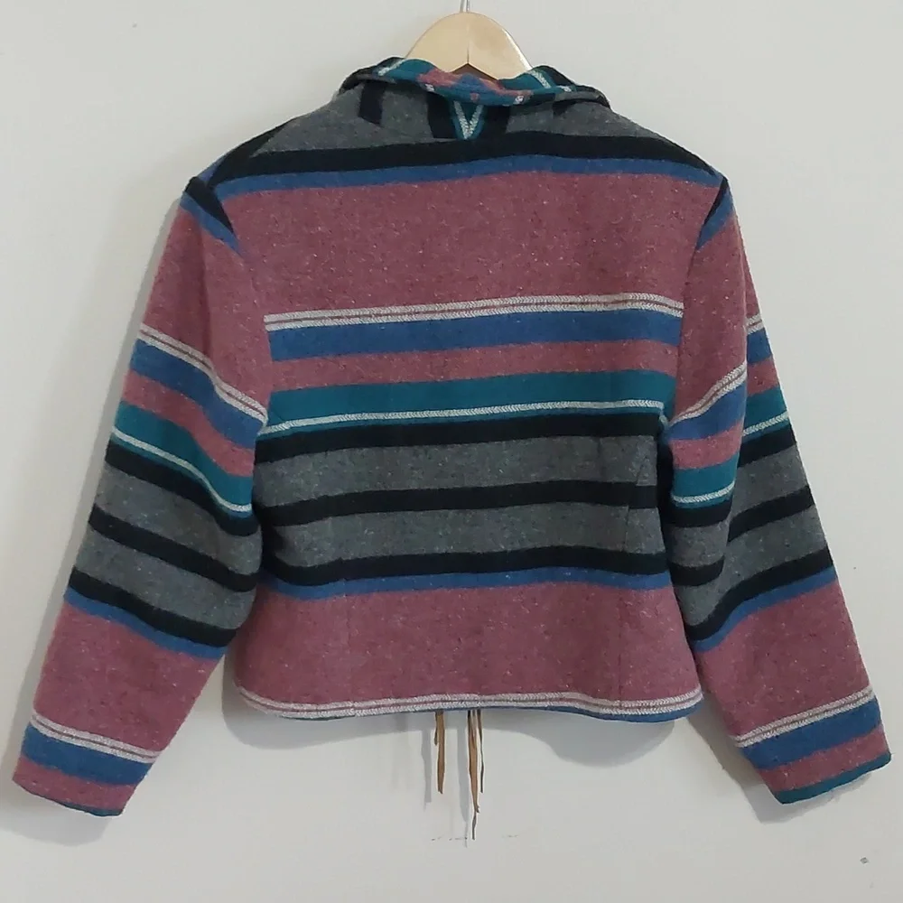 Vintage Mid-West Garment Co Western Blanket Crop Jacket - Picture 7 of 9